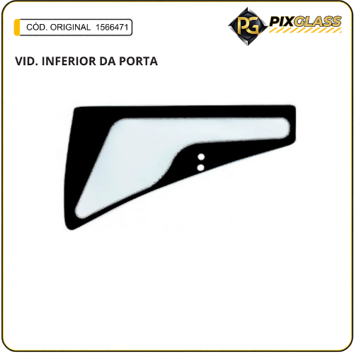 Vidro Inferior da Porta
