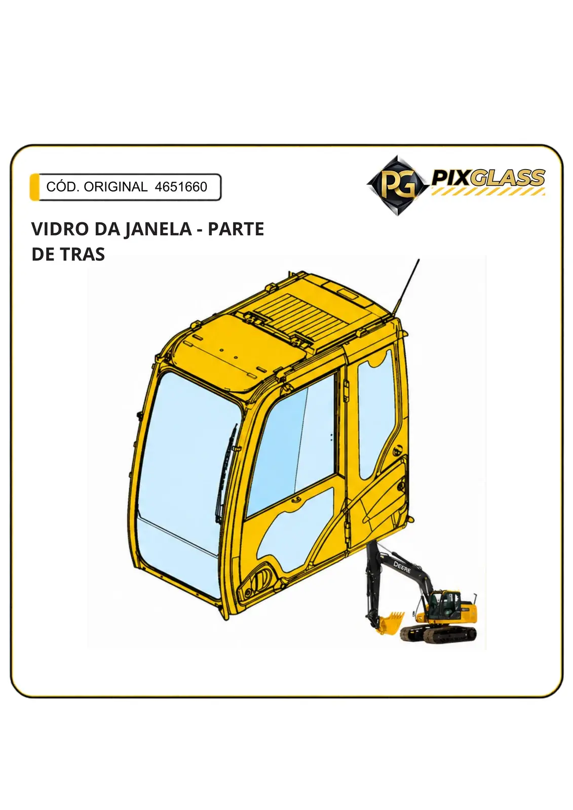 Vidro DA Janela - Parte DE Tras