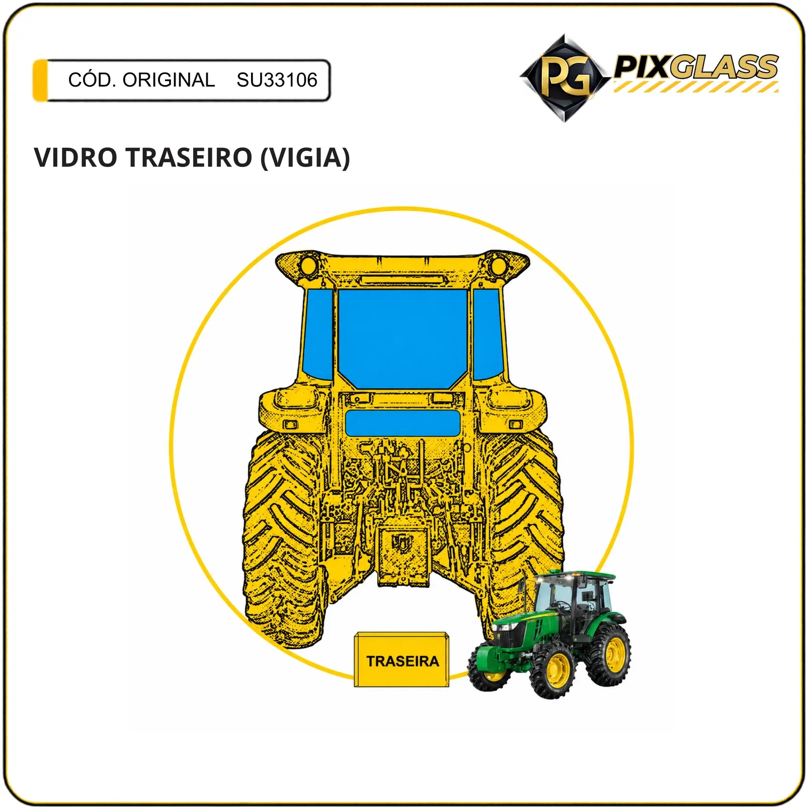 Vidro Traseiro (vigia)
