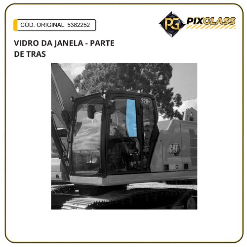 Vidro DA Janela - Parte DE Tras