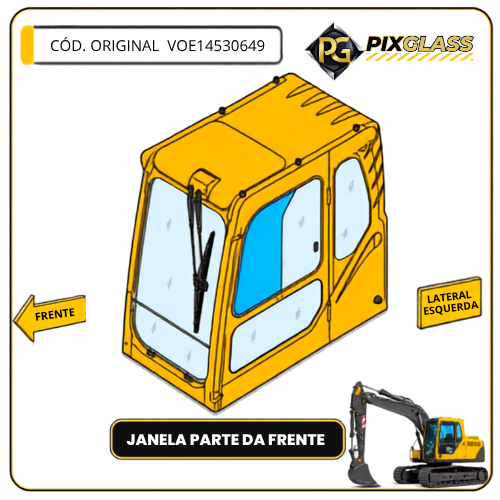 Vidro da Janela - Parte da Frente