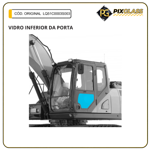 Vidro Inferior da Porta