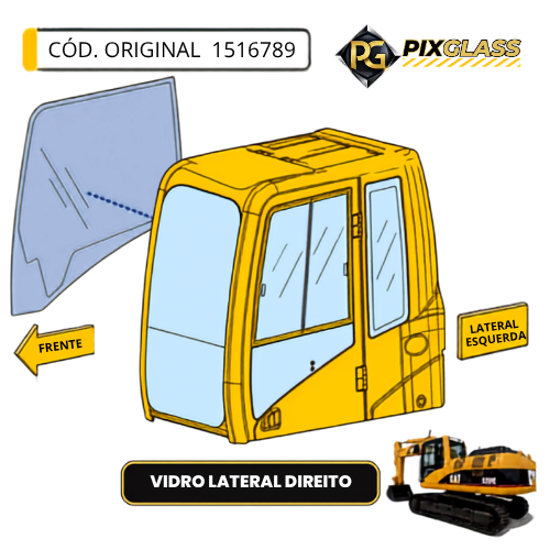 Vidro Lateral Direito