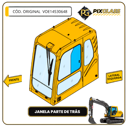 Vidro da Janela - Parte de Trás