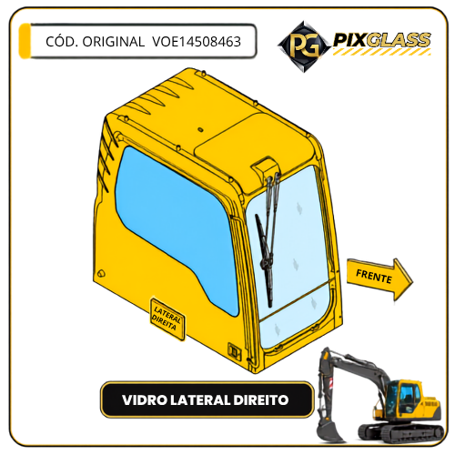 Vidro Lateral Direito