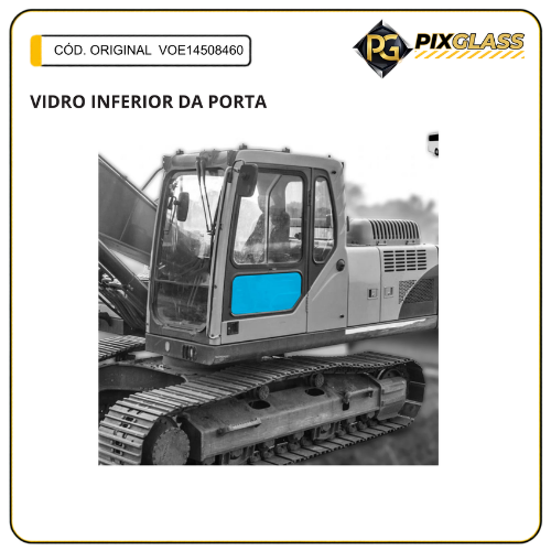 Vidro Inferior da Porta