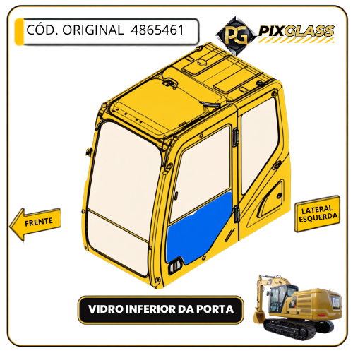 Vidro Inferior DA Porta