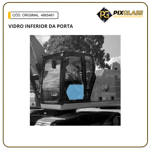 Vidro Inferior DA Porta