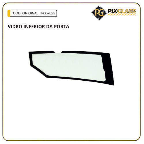 Vidro Inferior da Porta
