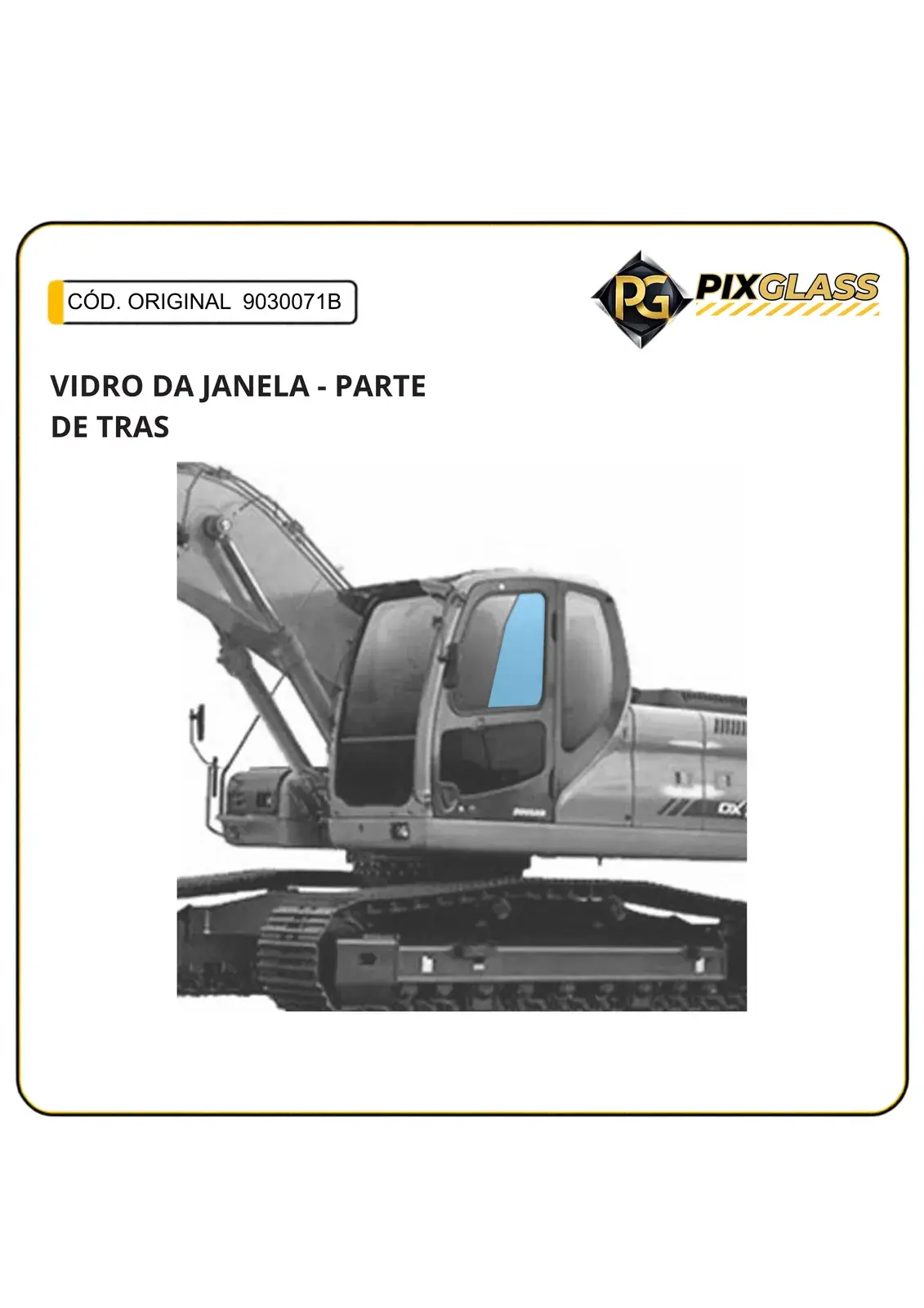 Vidro DA Janela - Parte DE Tras
