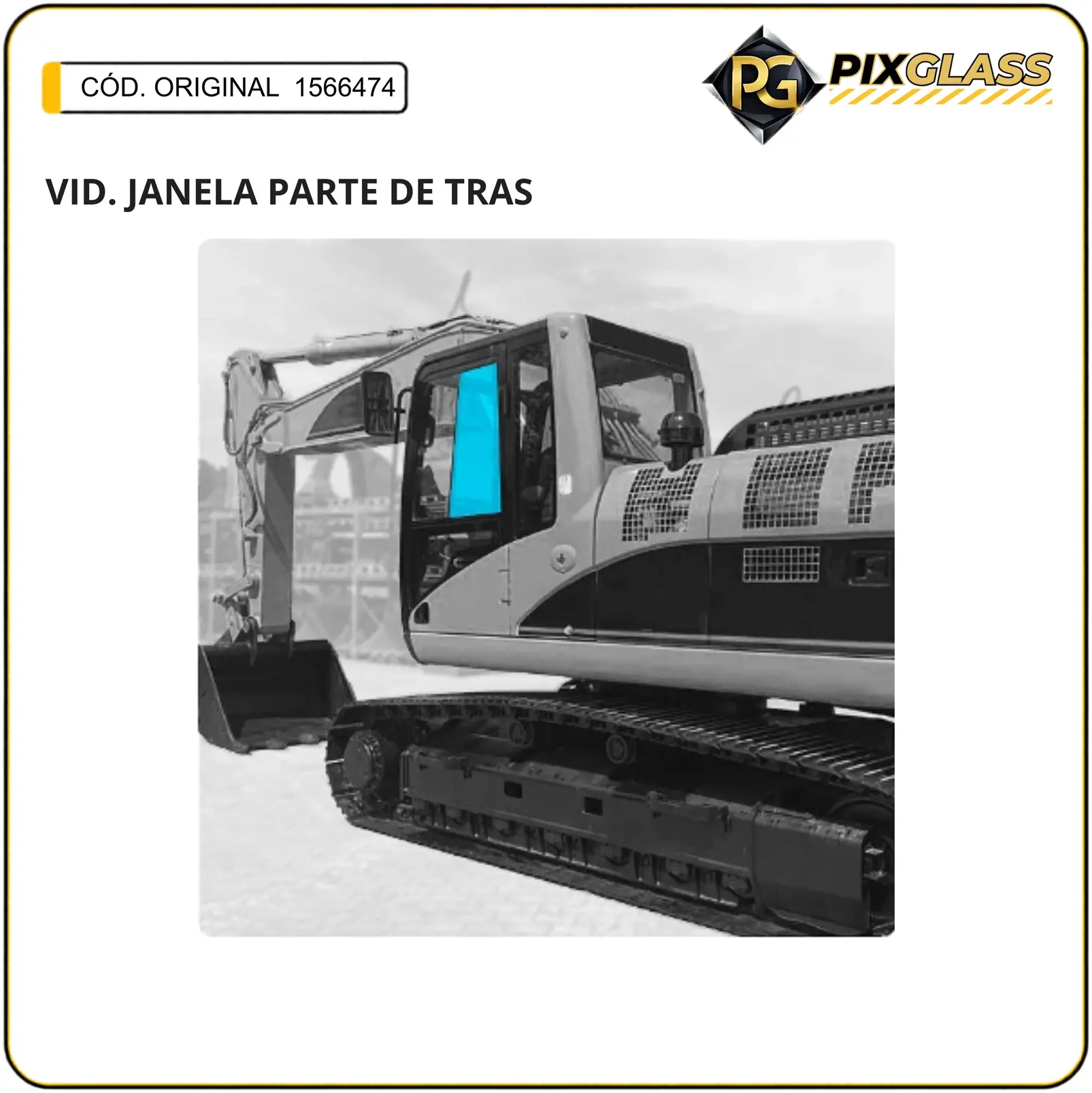 Vidro DA Janela - Parte Traseira