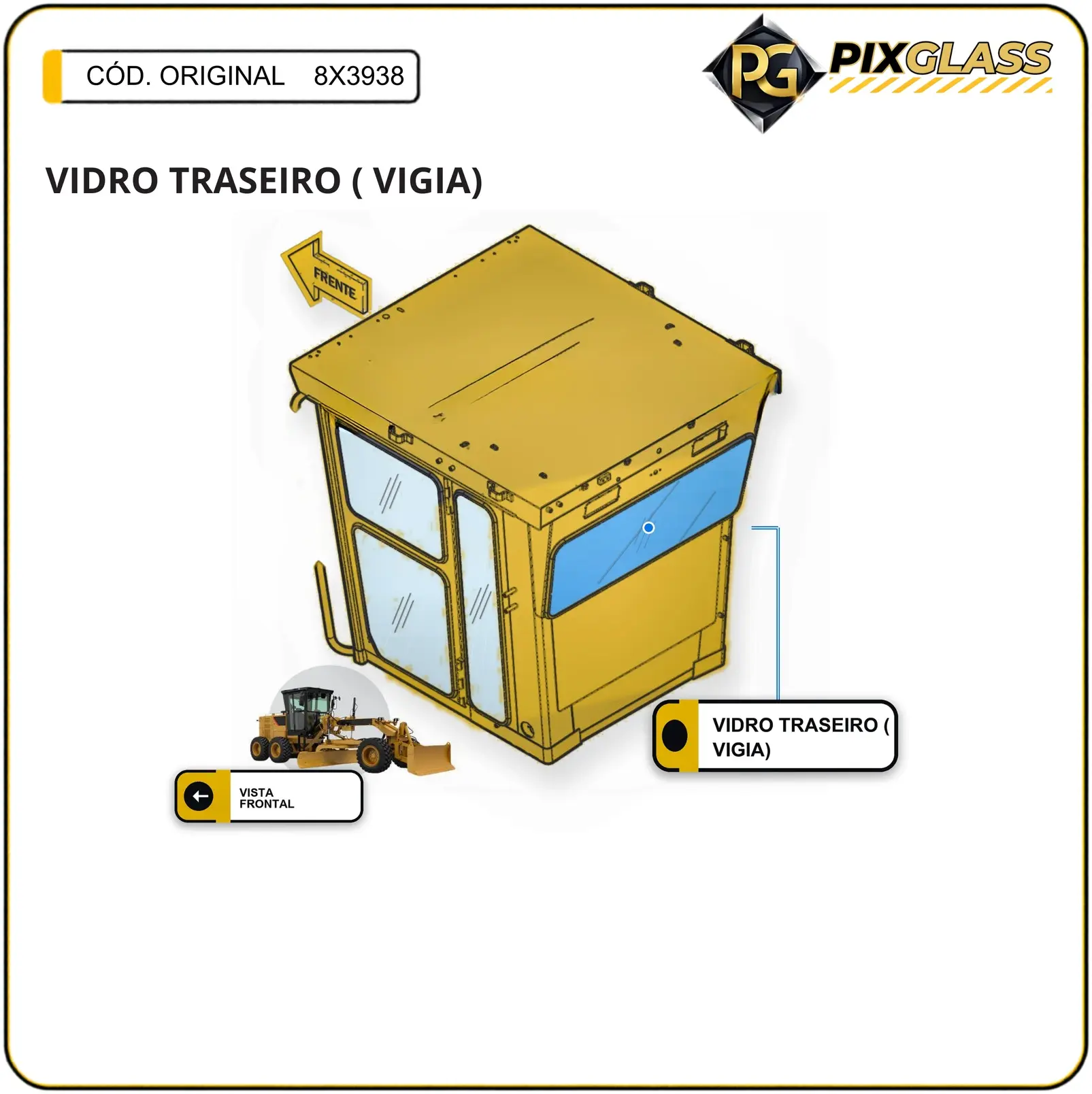 Vidro Traseiro ( Vigia)