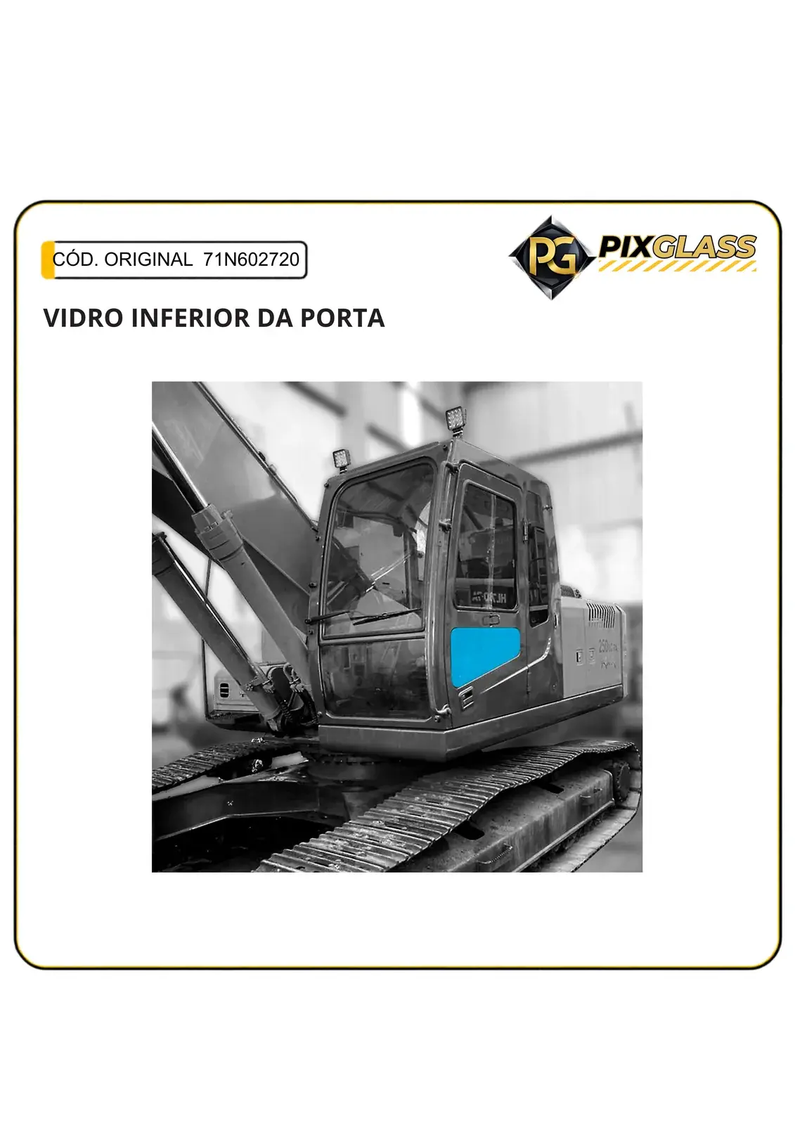 Vidro Inferior DA Porta