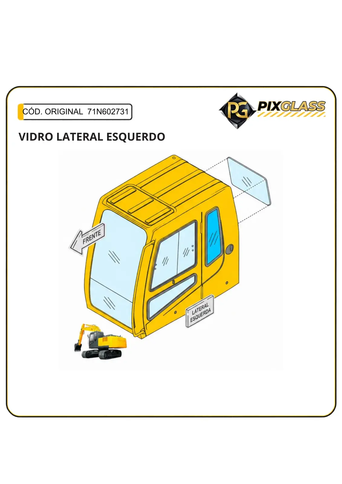 Vidro Lateral Esquerdo