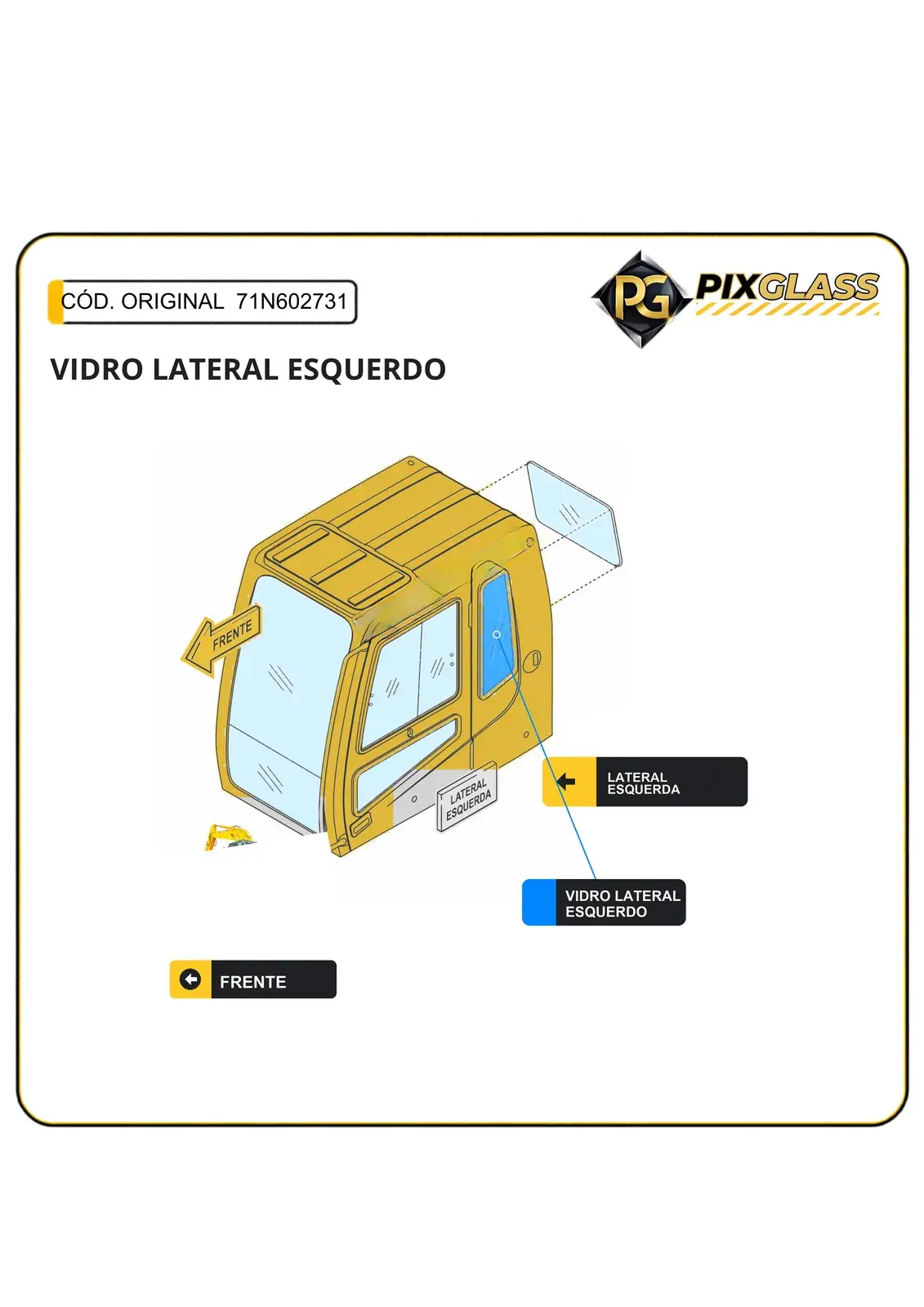 Vidro Lateral Esquerdo