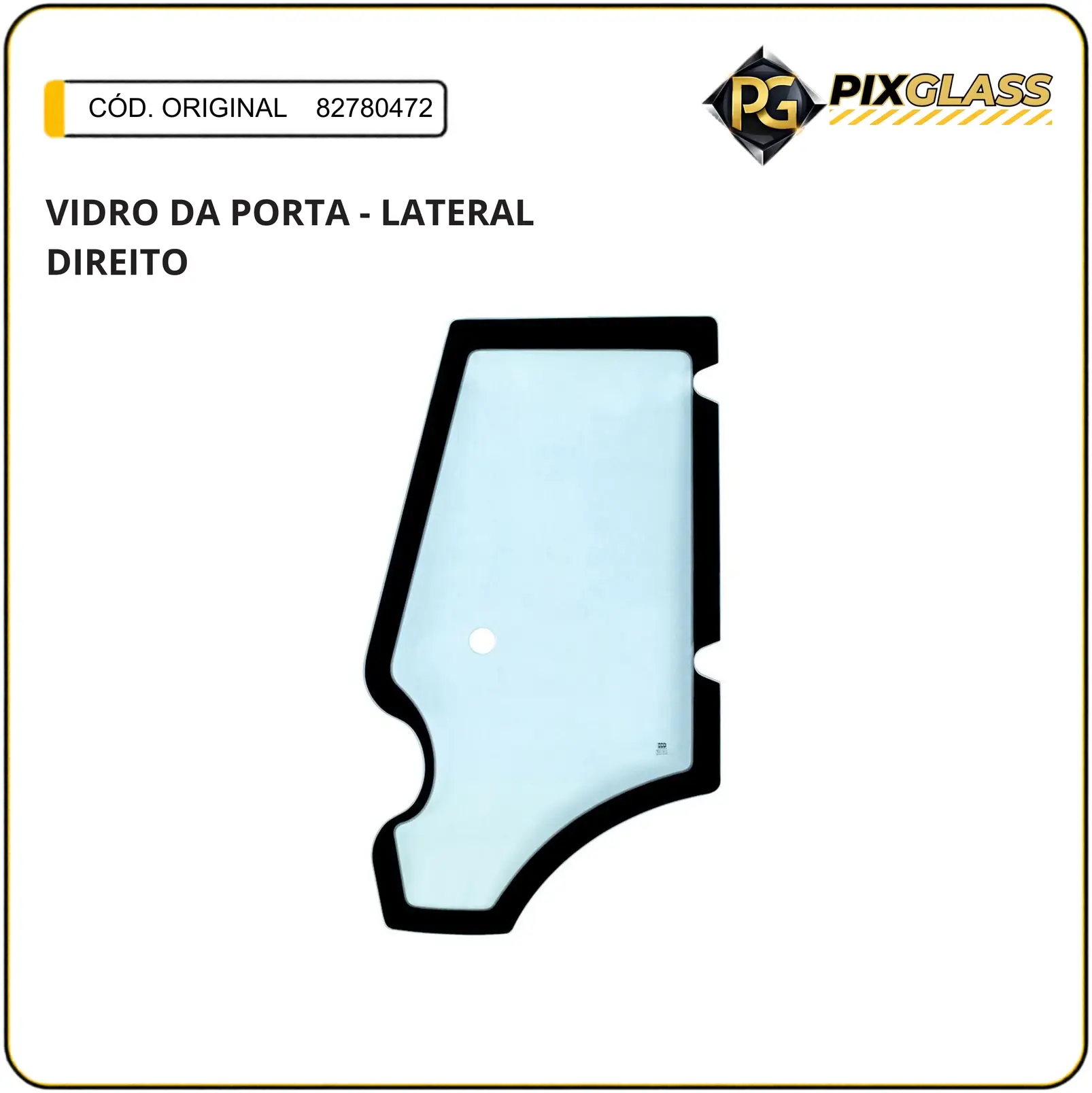 Vidro DA Porta - Lateral Esquerdo