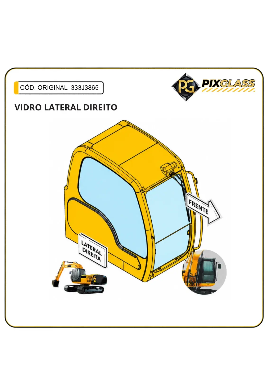 Vidro Lateral Direito