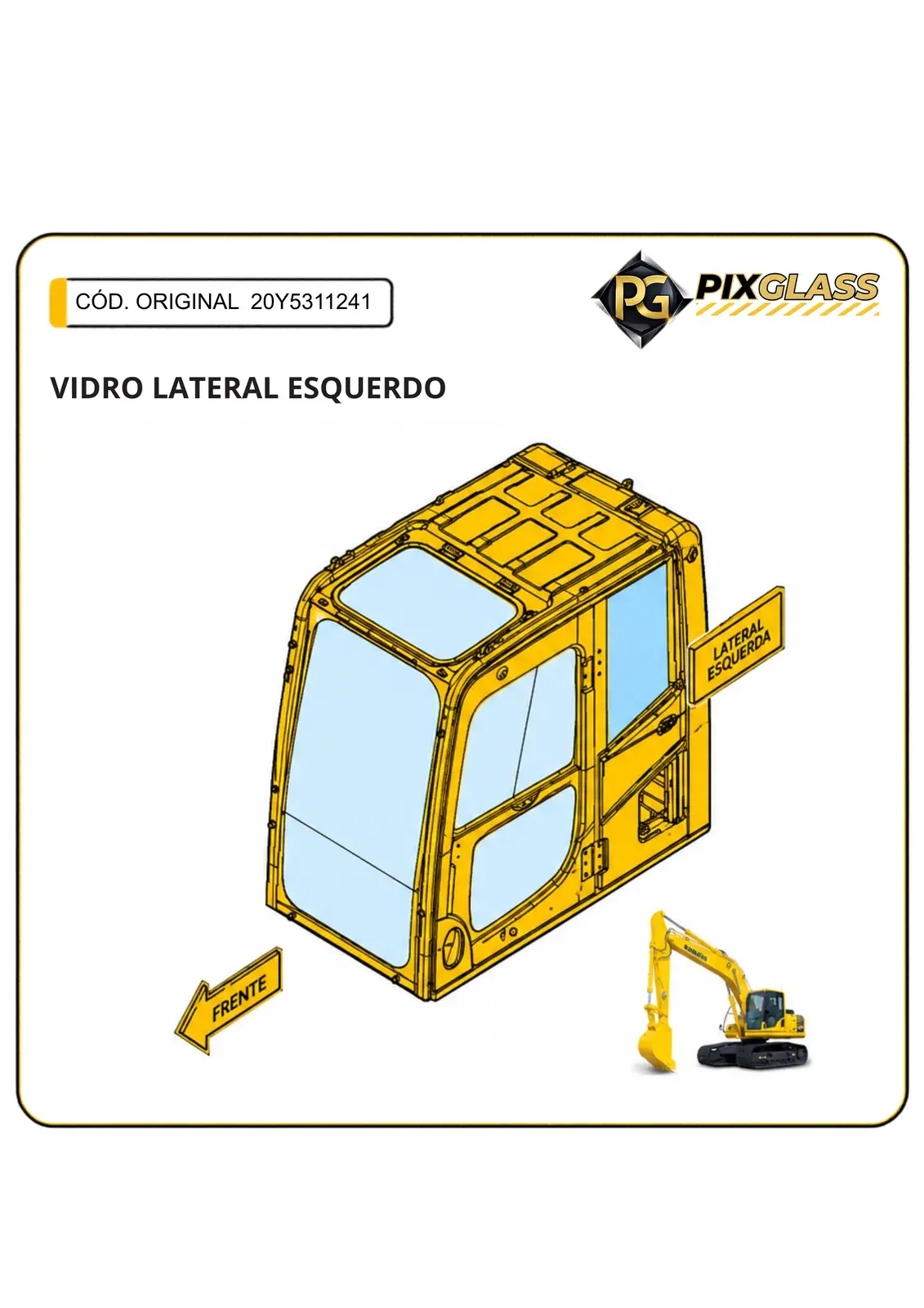 Vidro Lateral Esquerdo
