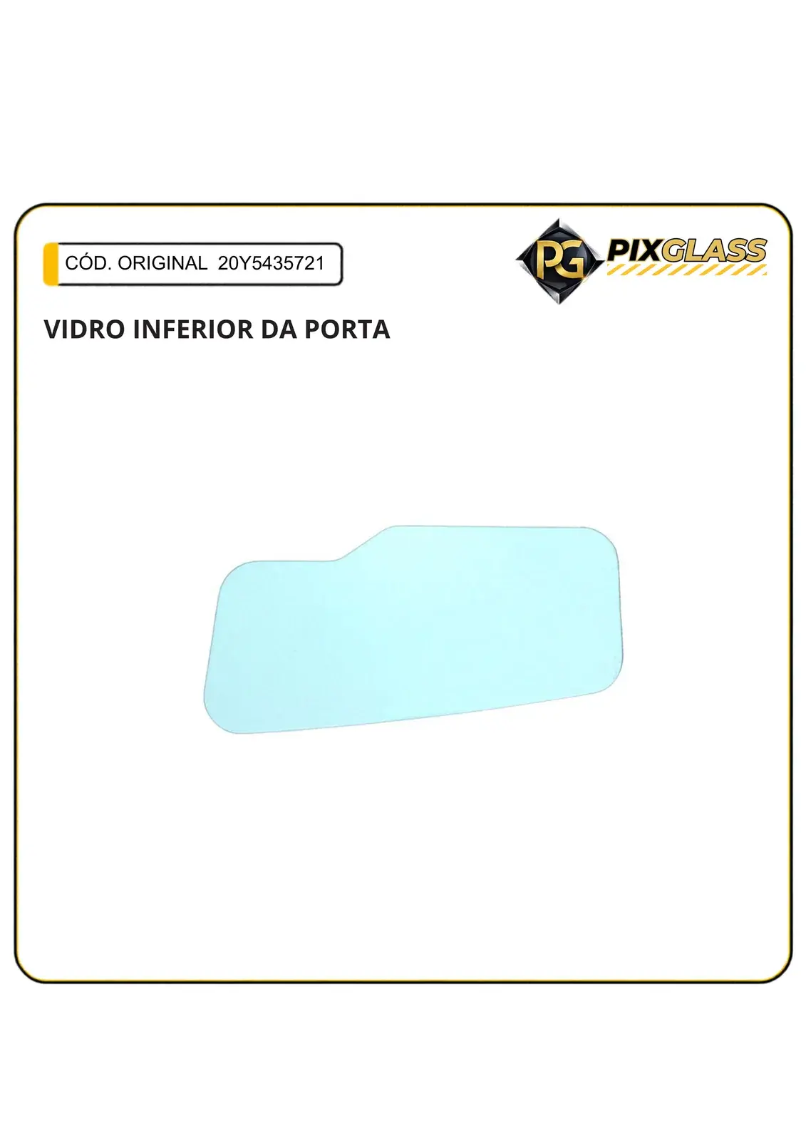 Vidro Inferior DA Porta