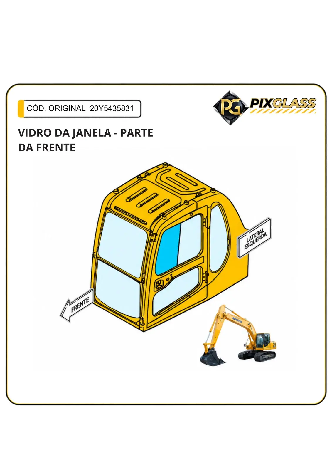 Vidro DA Janela - Parte DA Frente