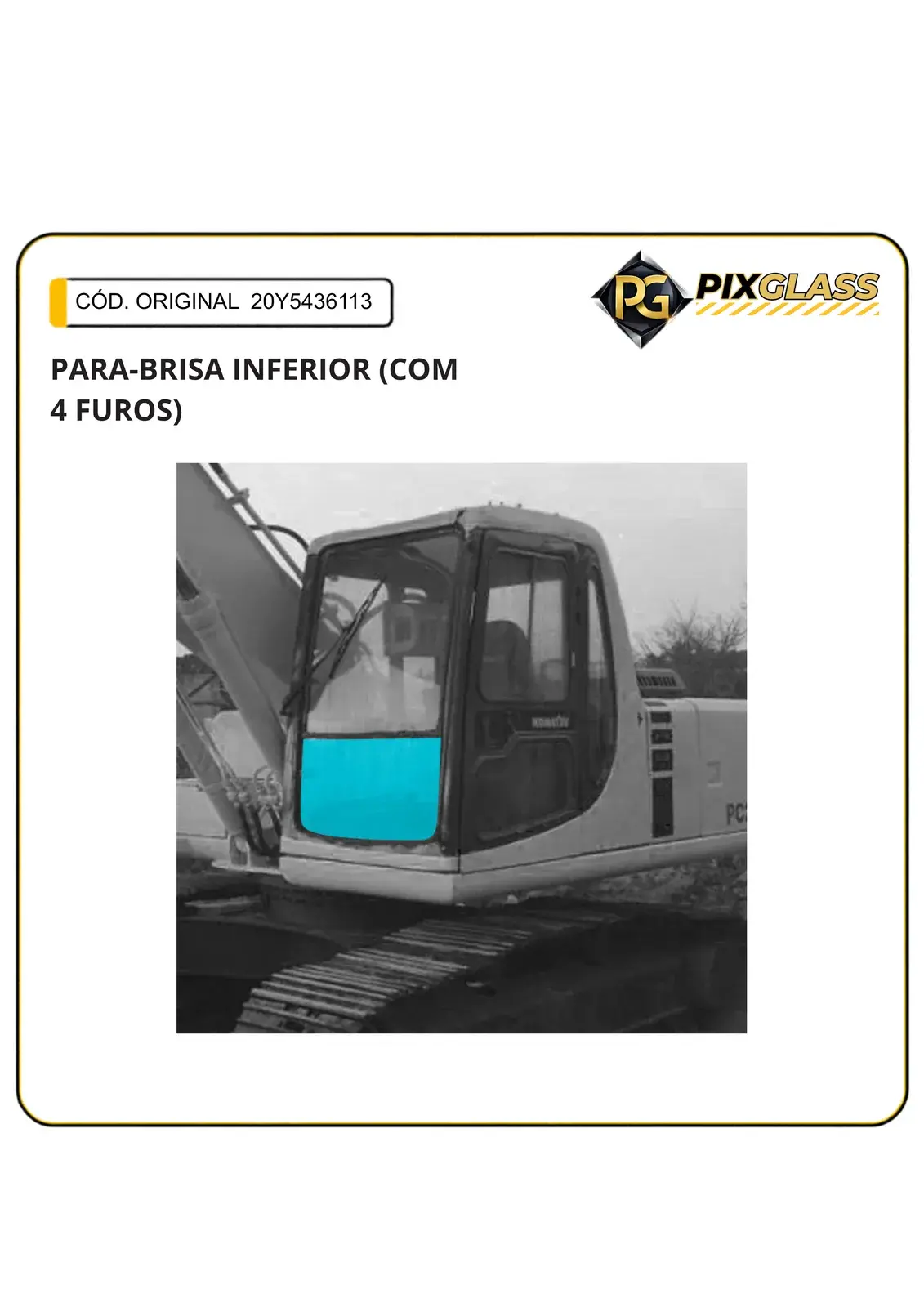 Para-Brisa Inferior (com 4 Furos)
