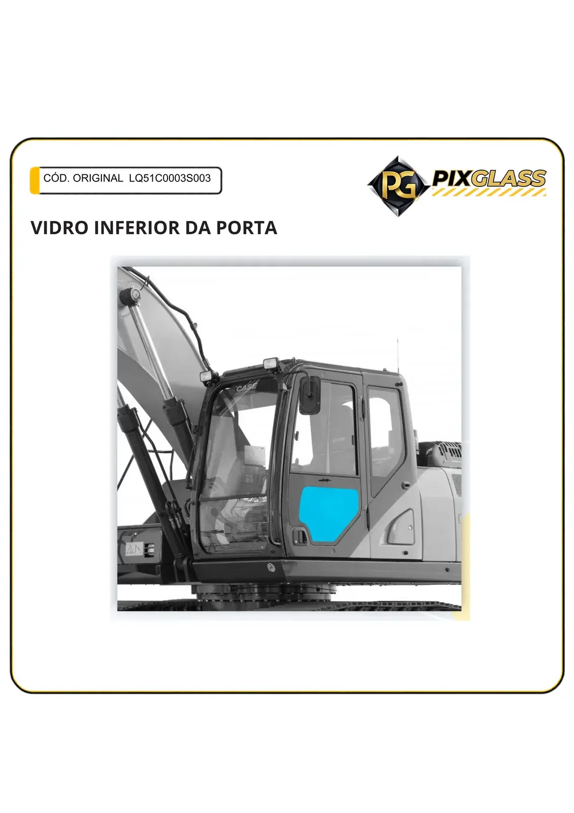 Vidro Inferior DA Porta