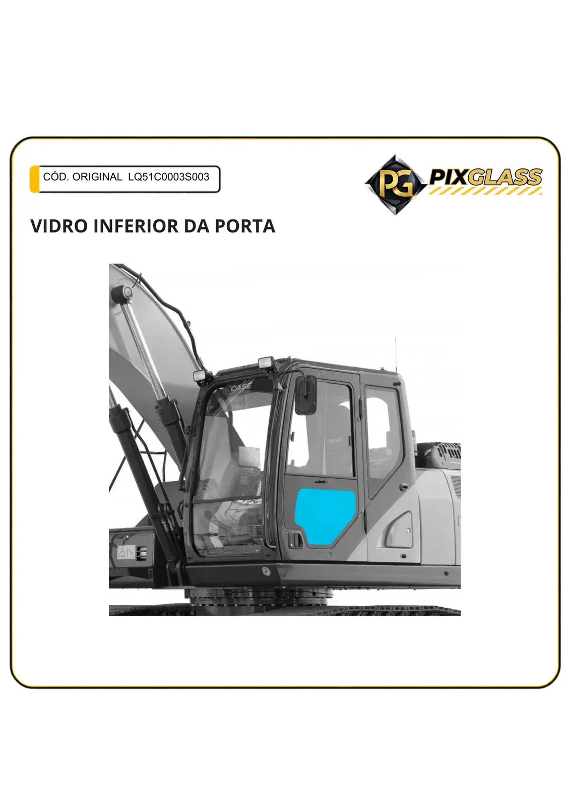 Vidro Inferior DA Porta