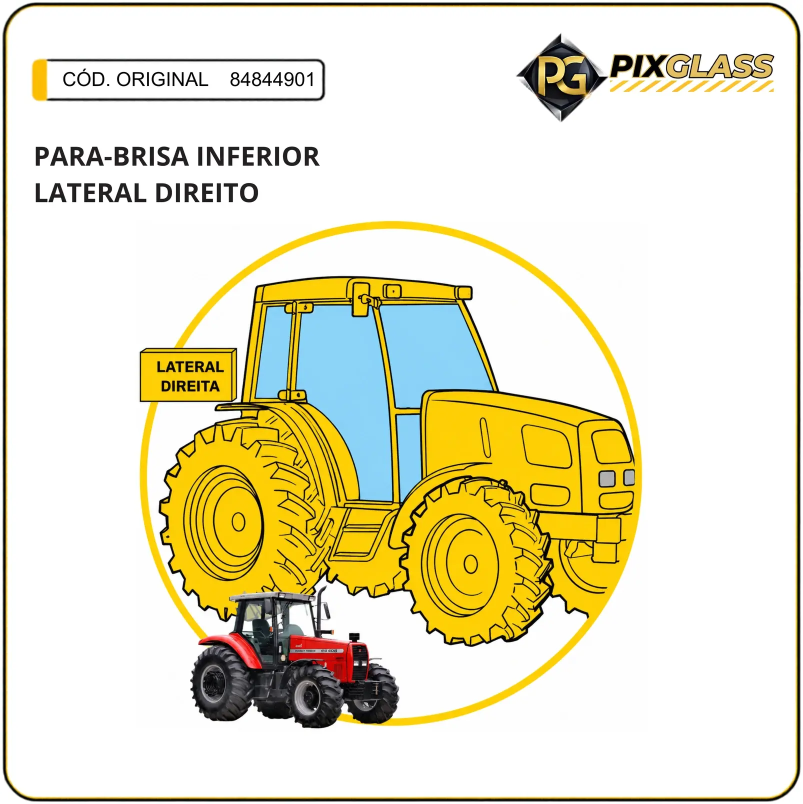 Para-Brisa Inferior Lateral Direito