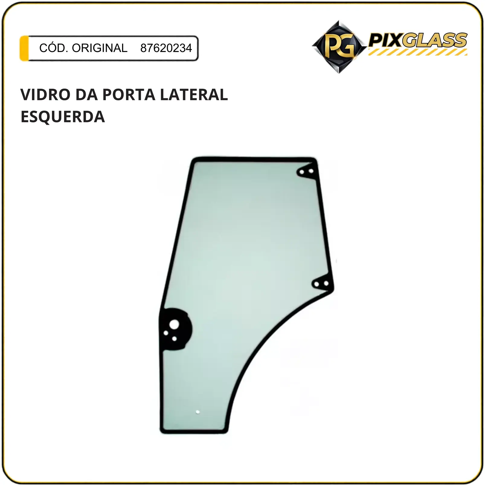 Vidro DA Porta Lateral Esquerda