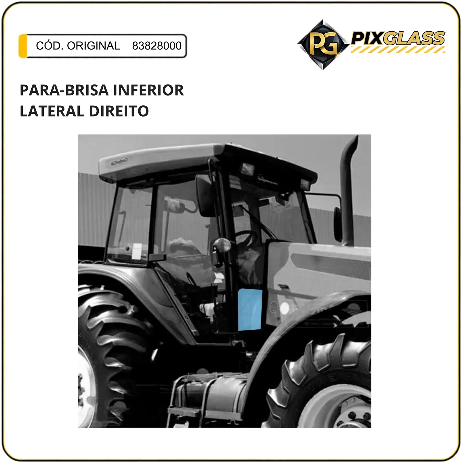 Para-Brisa Inferior Lateral Direito